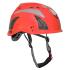 ZERO® Apex Exo Vented Helmet: Red - Each