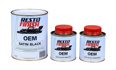 RestoFinish OEM Satin Black - 1.5L Kit