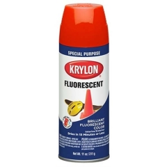 Krylon® Fluorescent Paint: Red Orange - Aerosol