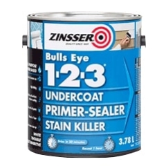 Zinsser® Bulls Eye 1-2-3® Primer Sealer: White - 3.78L