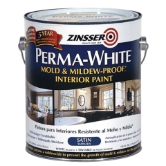 Zinsser® Perma-White® Mold & Mildew-Proof™: Satin - 3.78L