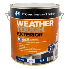 PPG Paints™ Weather Tough™ Low Sheen: White - 4L