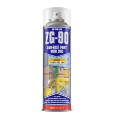 Action Can® ZG-90 Anti-Rust Zinc: Yellow - Aerosol