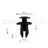 Carclips® CC10175 GM / Honda / Toyota Car Clip - Bag 25