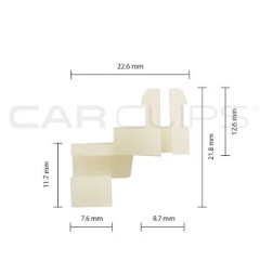 Carclips® CC10329 Toyota Car Clip - Bag of 25