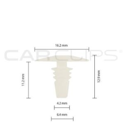 Carclips® CC10485 Honda Car Clip - Bag of 25