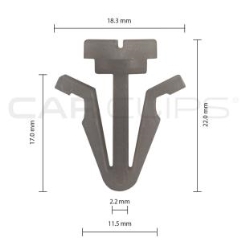 Carclips® CC10545 Nissan Car Clip - Bag of 25