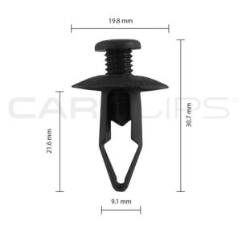 Carclips® CC10573 Nissan / Mitsubishi Car Clip - Bag of 25