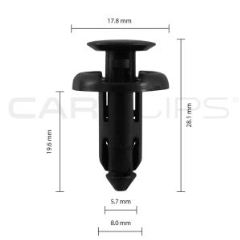 Carclips® CC10649 Honda / Tesla Car Clip - Bag of 25