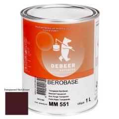 DeBeer BeroBase Toner: 551 Transparent Red Brown - 1L