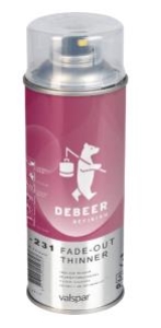 DeBeer 1-231 Fade-Out Thinner - Aerosol