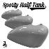 DNA Display Shape: Sporty Motorcycle ABS Half Tank - 3 Pack