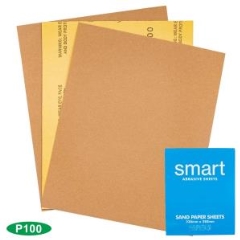 Smart B338 Dry Sand Sheets Gold 230mm x 280mm: P100 - Slv 50