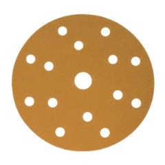 SmartLine™ Gold Abrasive Disc 150mm 15H: P150 - Box of 100