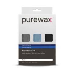 PureWax Edgeless Microfibre Cloth - 3 Pack