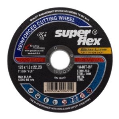 Superflex® INOX Cut Off Wheel: 125mm x 1mm x 22.23mm