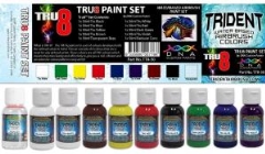 TRIDENT Waterbased Airbrush Tru8 Set - (10x) 50mL Kit