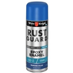 White Knight Rust Guard Epoxy Enamel: Marine Blue - Aerosol