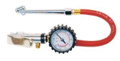 WellMade W2046B Tyre Inflator w/50mm Gauge Dual HD Chuck