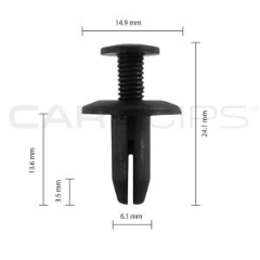 Carclips® CC10091 Honda Car Clip - Bag of 25