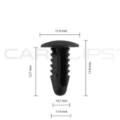 Carclips® CC10580 Nissan Car Clip - Bag of 25