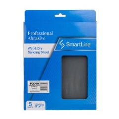 SmartLine™ Wet & Dry Sanding Sheets: P2000 - Pkt 5