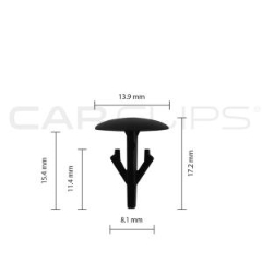 Carclips® CC10143 Honda Car Clip - Bag of 25