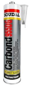 Soudal 955DG Windscreen Sealant 310ml Black - Cartridge