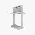 Sandwox Compact Workstand 53cm x 40cm x 85cm - Each